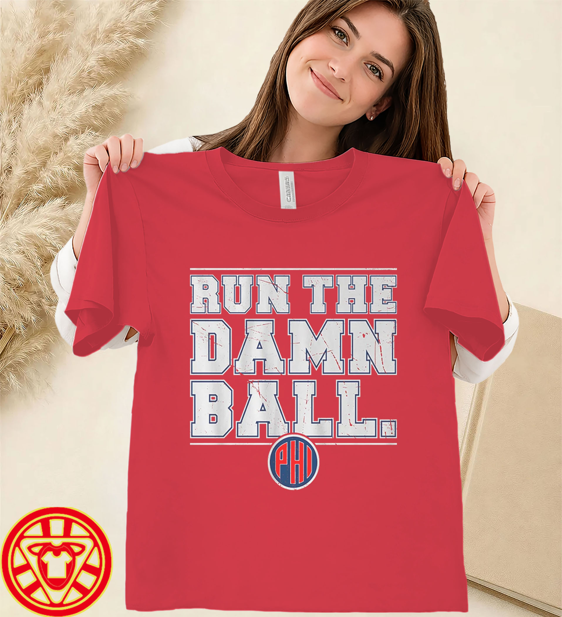 Philadelphia Baseball Run The Damn Ball-women-design