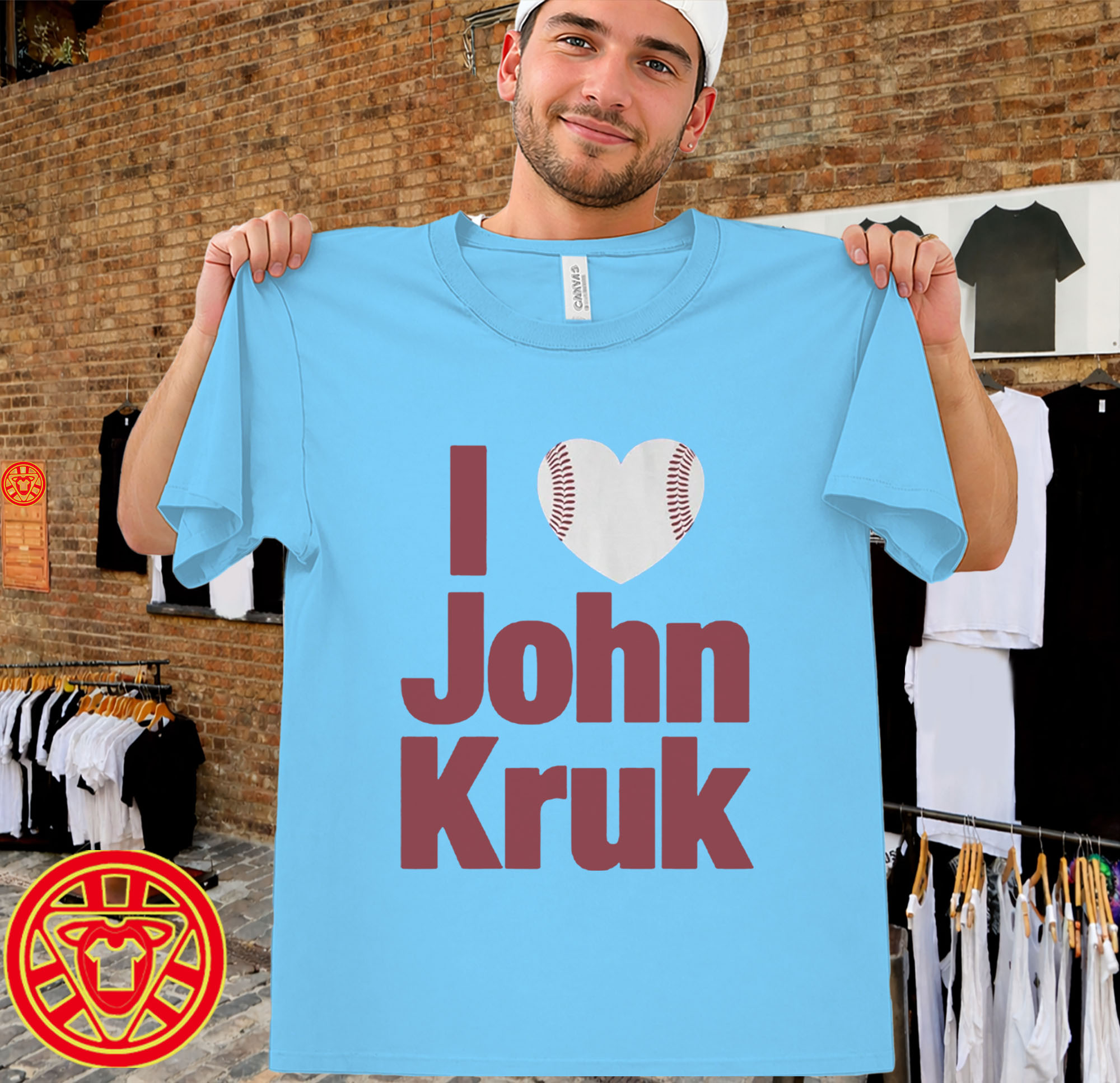 Philadelphia loves John Kruk Tee-men-design