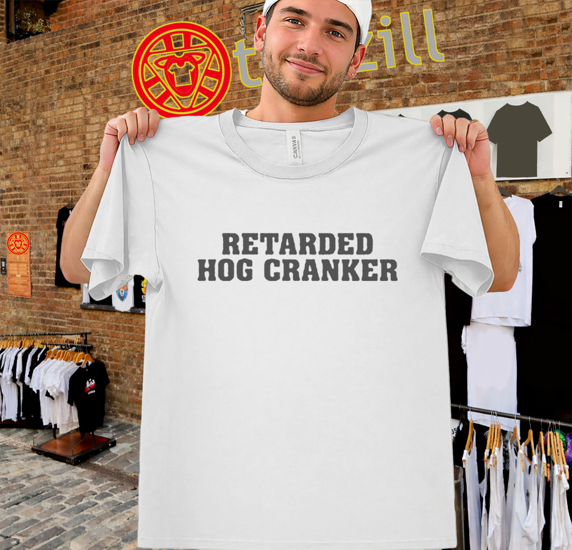 Retarded Hog Cranker Shirt - Hog Cranker Meme