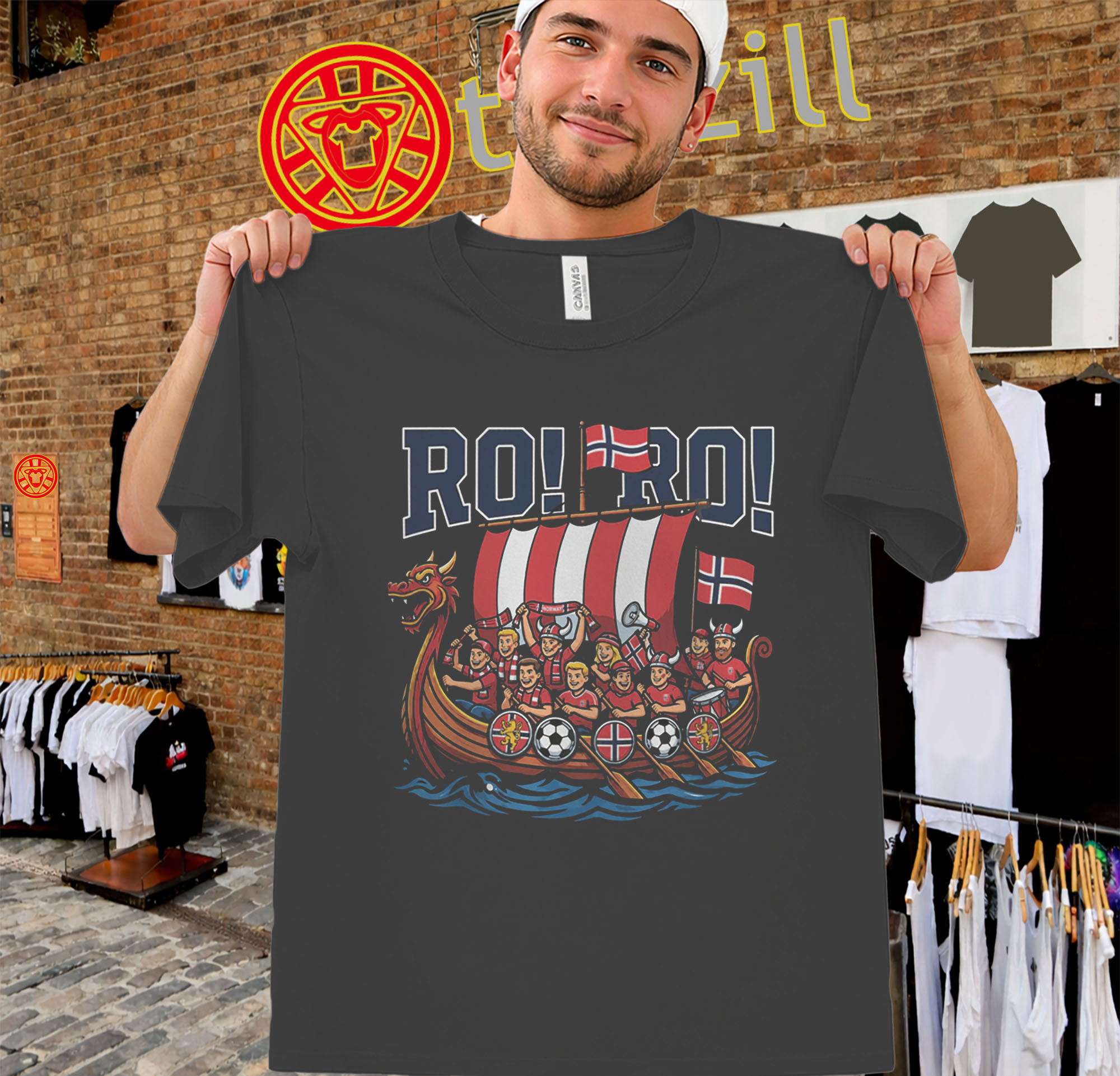 Ro Ro Norway Shirt – Viking Ship Soccer Fan