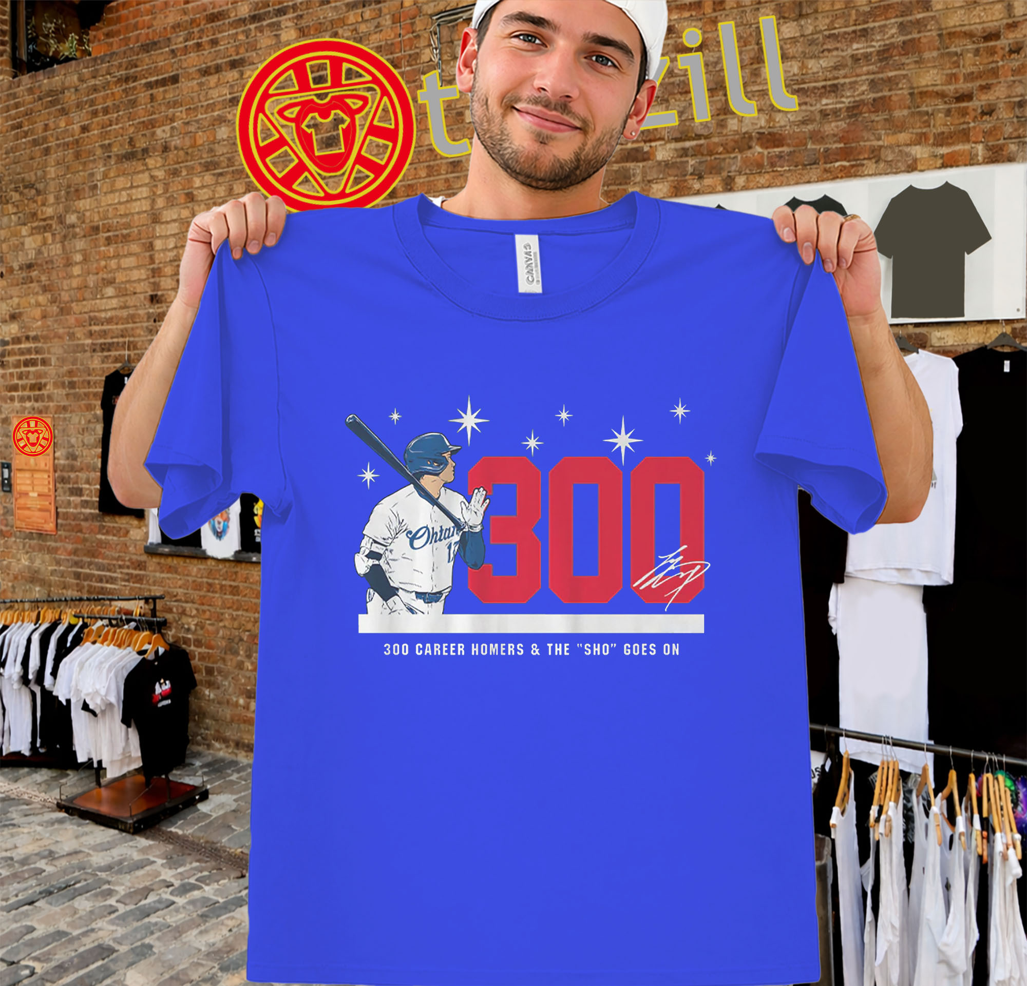 Shohei Ohtani 300 Shirt – 300 Career Home Runs LA Baseball