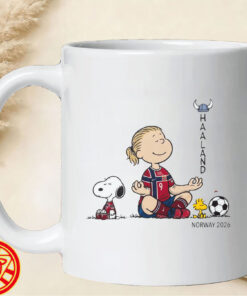 Snoopy Norway 2026 Soccer Fan Art-mug-design