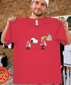 Alternative view of Haaland x Snoopy Shirt – Norway Soccer Running Meme