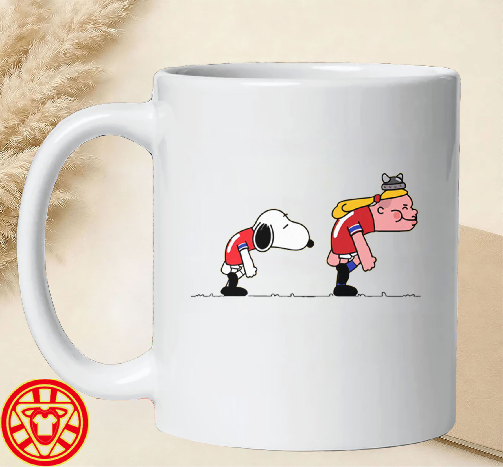 Haaland x Snoopy Shirt – Norway Soccer Running Meme - Image 3