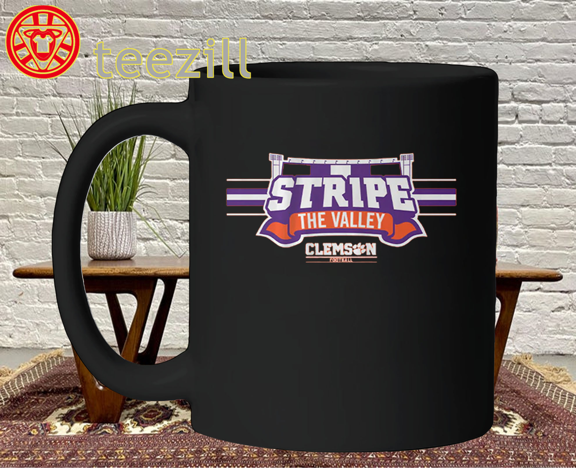 Stripe The Valley Shirt – Clemson Football Graphic Mug