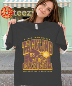 Tackling Cancer Shirt - Jack Janikowski Football Tee-classic