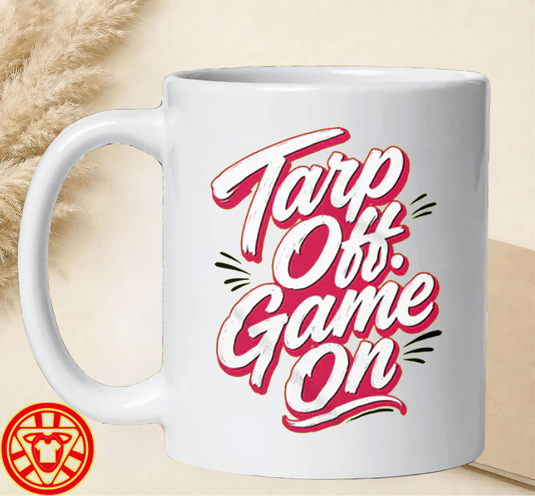 Tarps Off Game On-mug-design