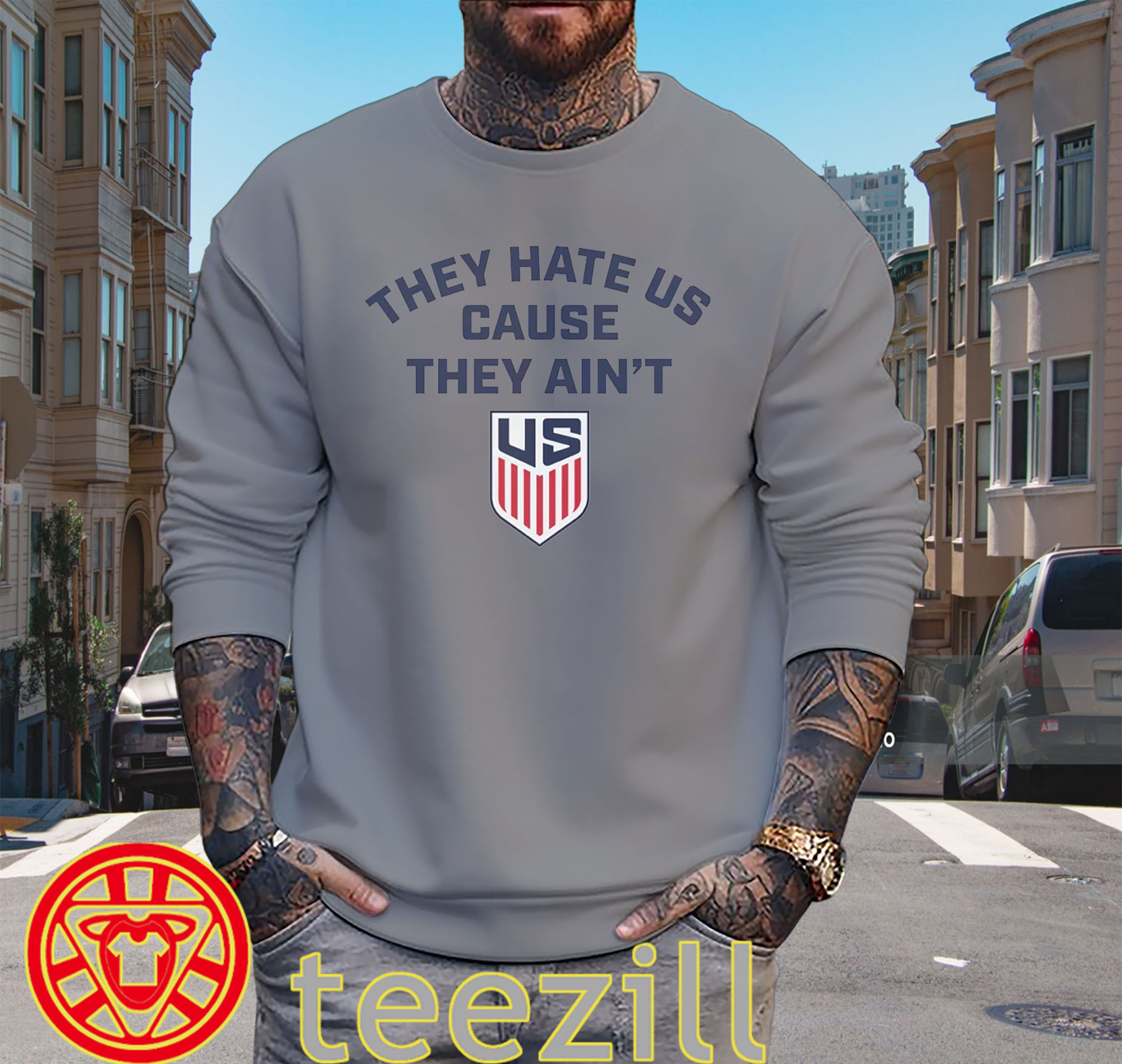 They Hate Us Cause They Ain't US Shirt – Hate USA Soccer Tee