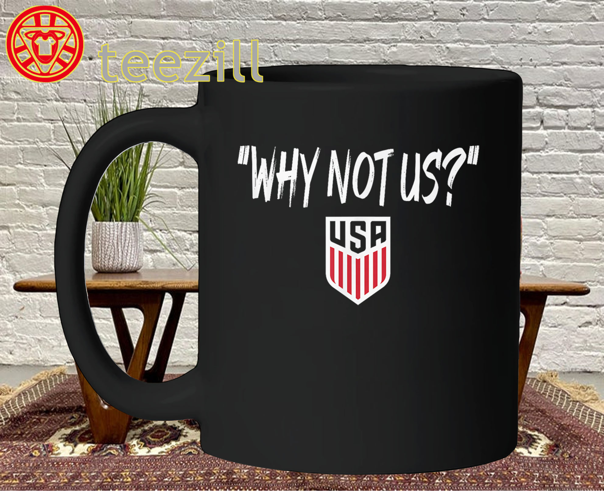 U.S. Soccer USMNT Why Not Us Shirt - Fan Gear Mug