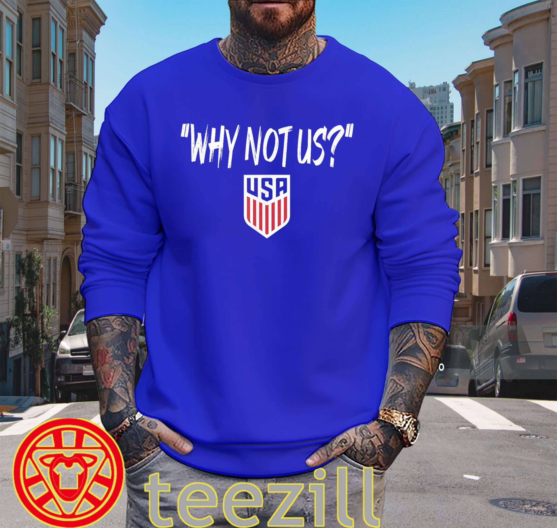 U.S. Soccer USMNT Why Not Us Shirt - Fan Gear