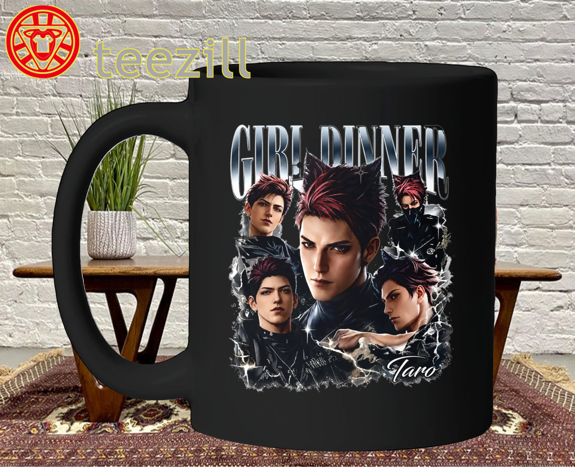 Valko Girl Dinner Shirt - Taro Graphic Anime Mug