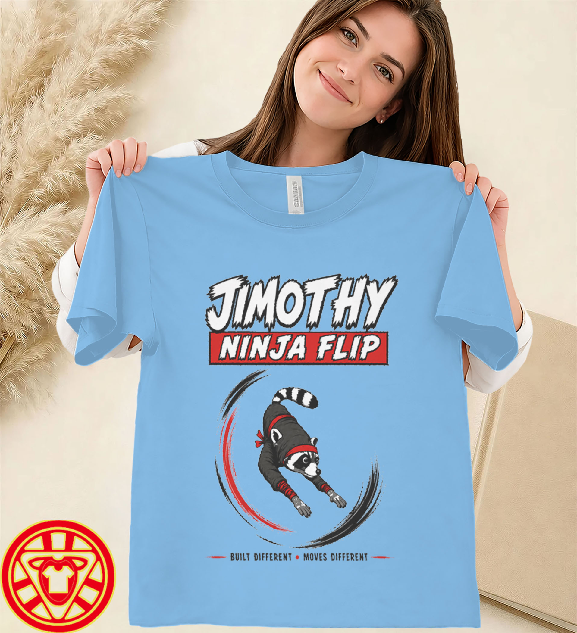 Viral Seattle Raccoon Meme Tee-women-design