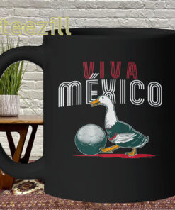 Viva Mexico Shirt - Merlin Mexico Soccer Mascot Mug