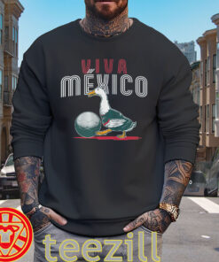 Viva Mexico Shirt - Merlin Mexico Soccer Mascot Tee weater