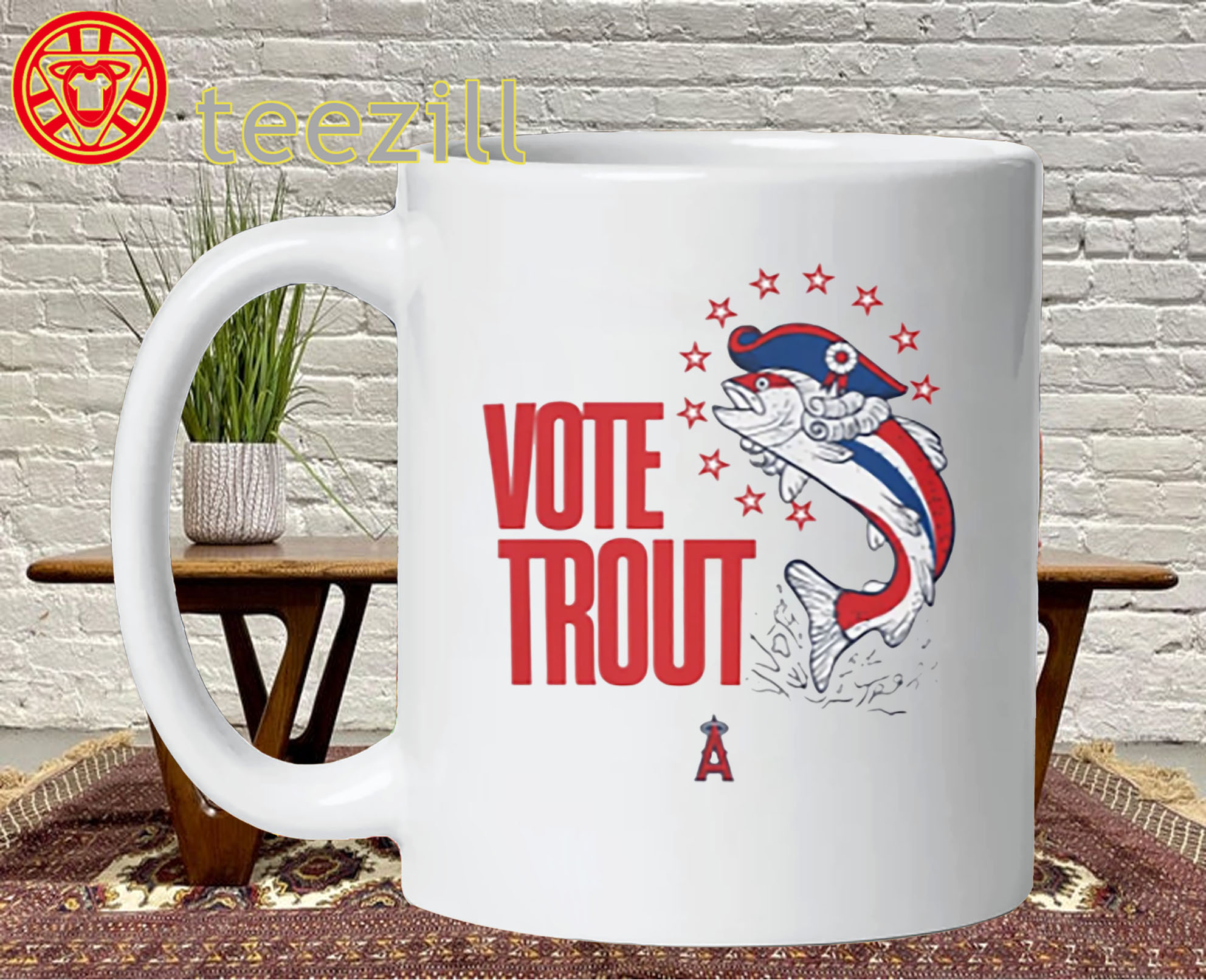 Vote Trout Shirt - Mike Trout Los Angeles Angels Mug
