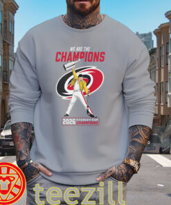 We Are The Champions Shirt – Carolina Hurricanes Stanley Cup Tee sweater