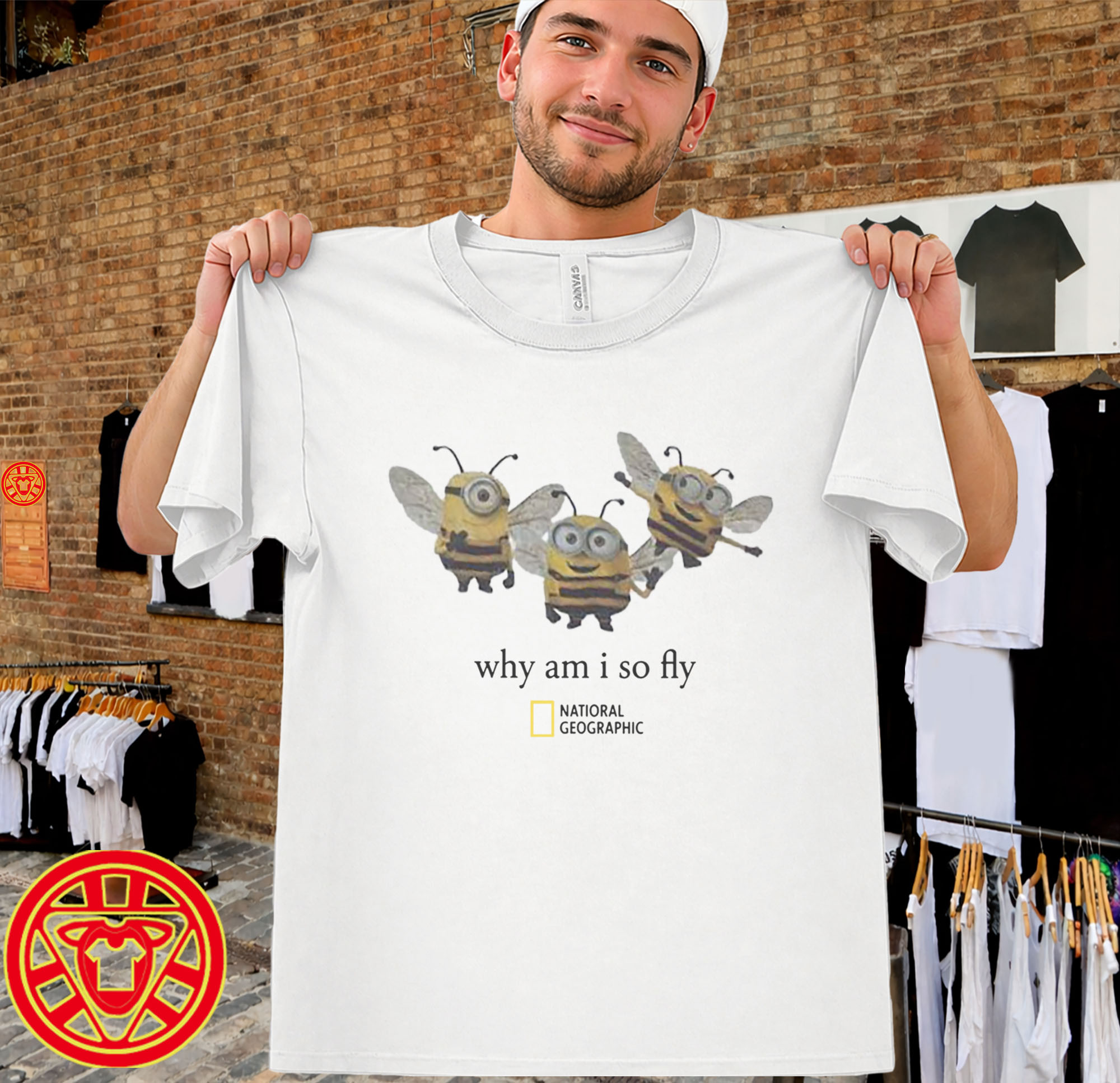 Why Am I So Fly Minion Bee-men-design