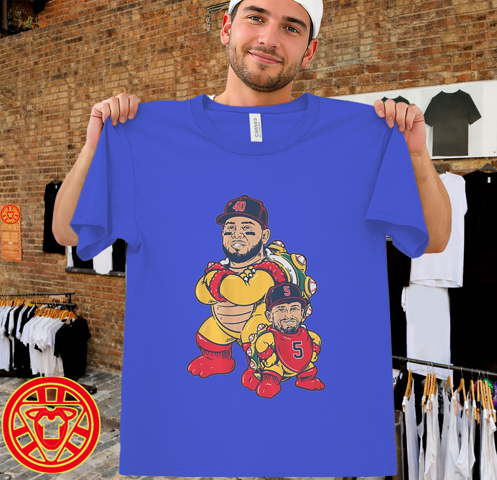 Willson Contreras and Caleb Durbin Bowser-Mini Bowser men-design