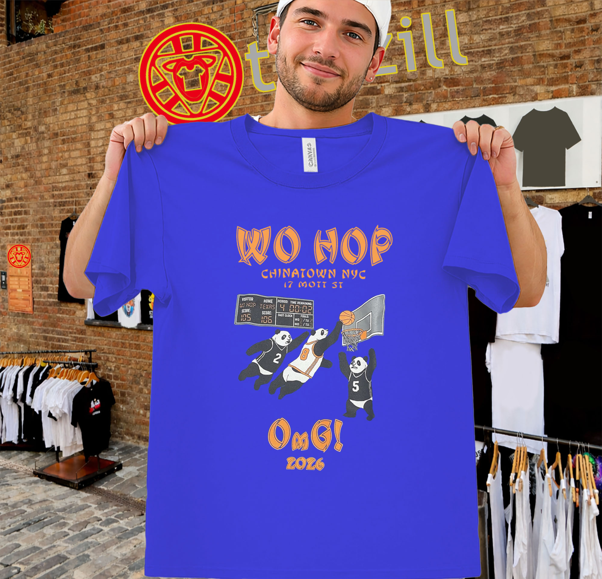 Wo Hop OMG Shirt – Chinatown NYC Knicks Basketball Tee
