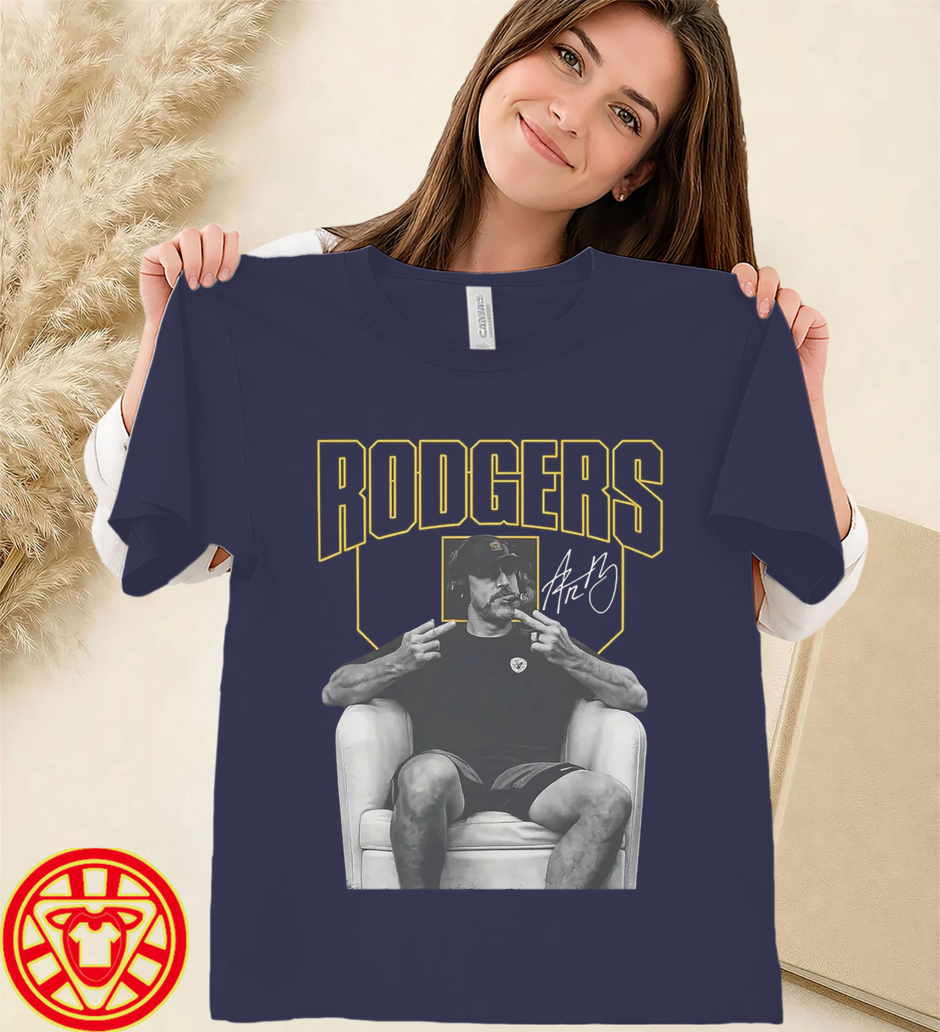 Aaron Rodgers Pat McAfee Show Tee-women-design