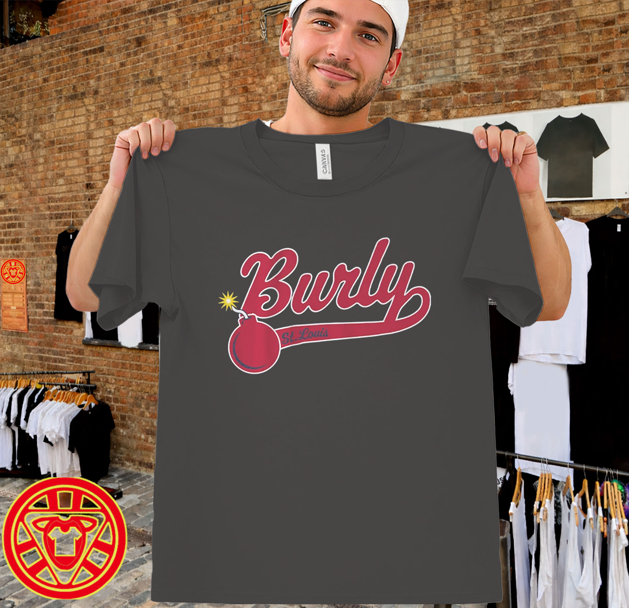 Alec Burleson St. Louis Baseball-men-design