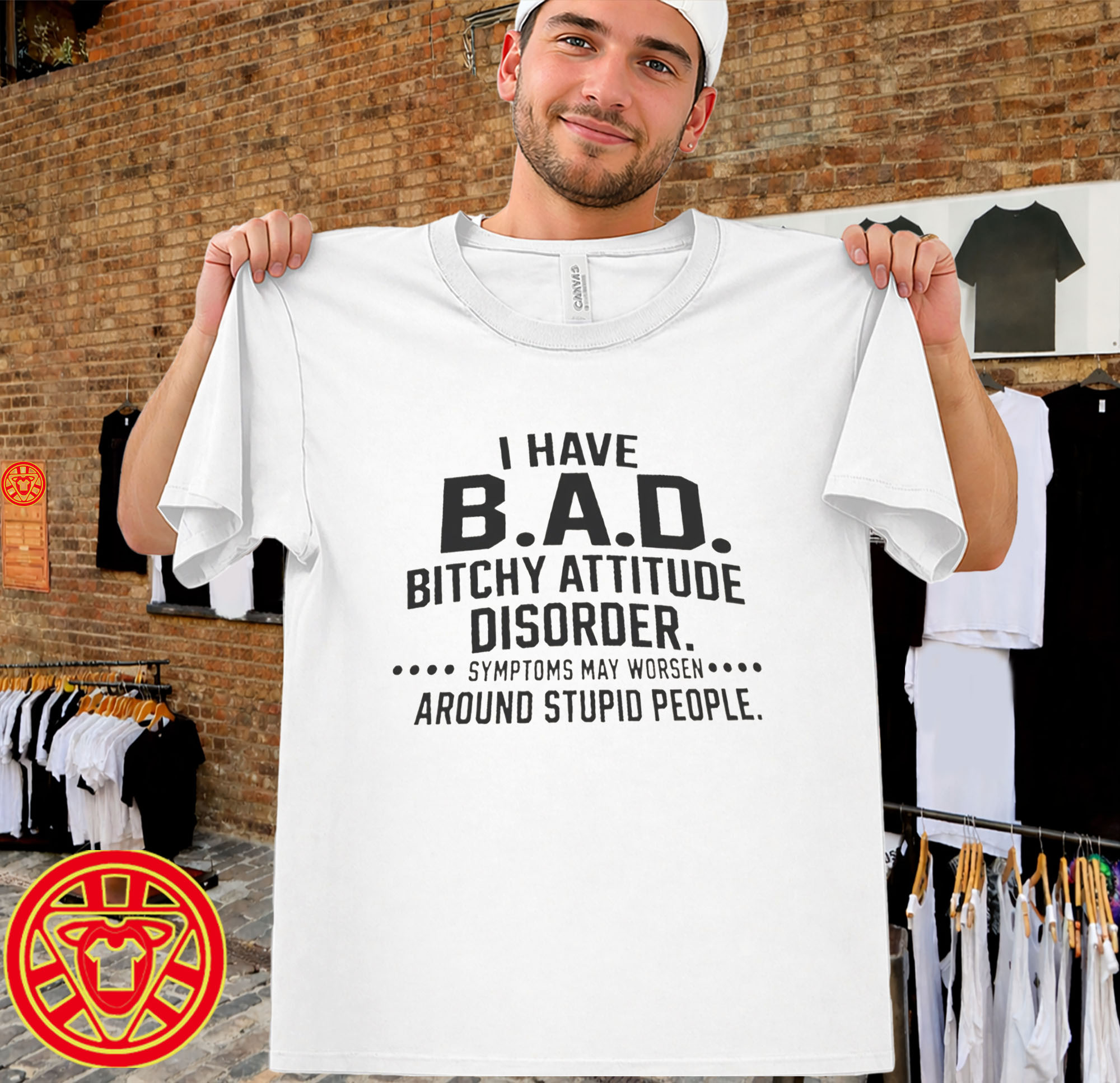 Bad Bitchy Attitude Disorder-men-design