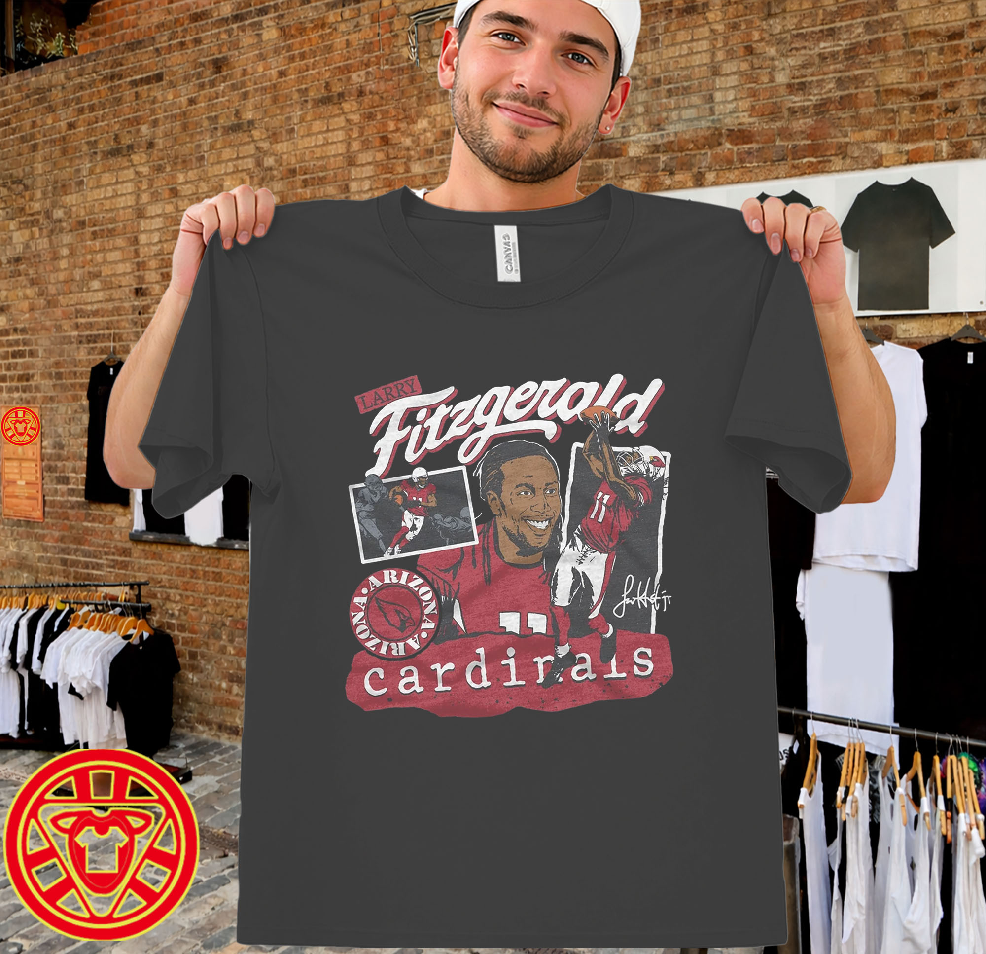 Cardinals Larry Fitzgerald Signature-men-design