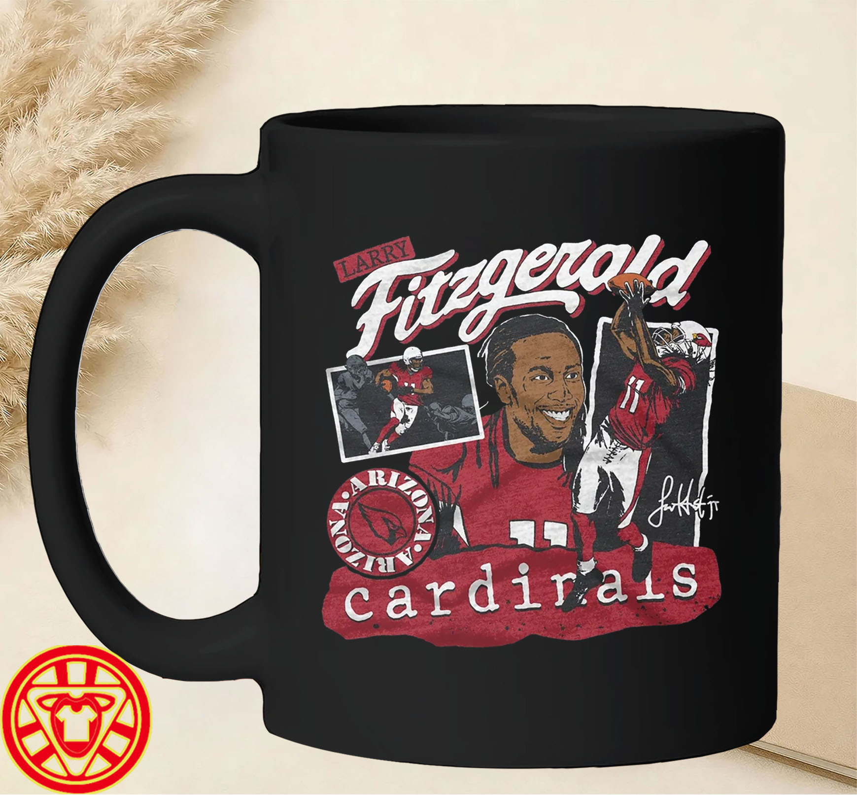 Cardinals Larry Fitzgerald Signature-mug-design