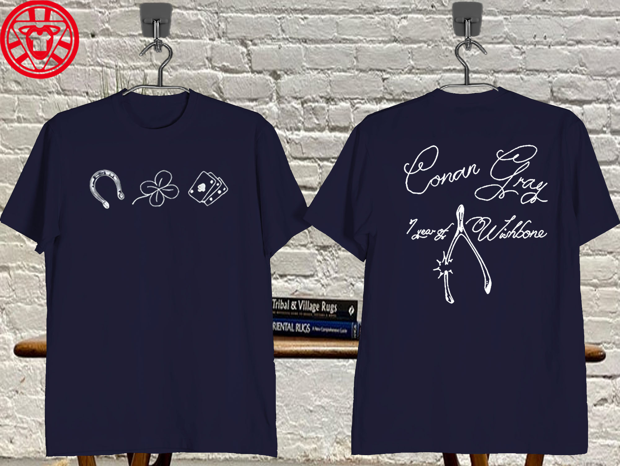 Conan Gray Wishbone One Year Anniversary-Mockup-Black-Fron