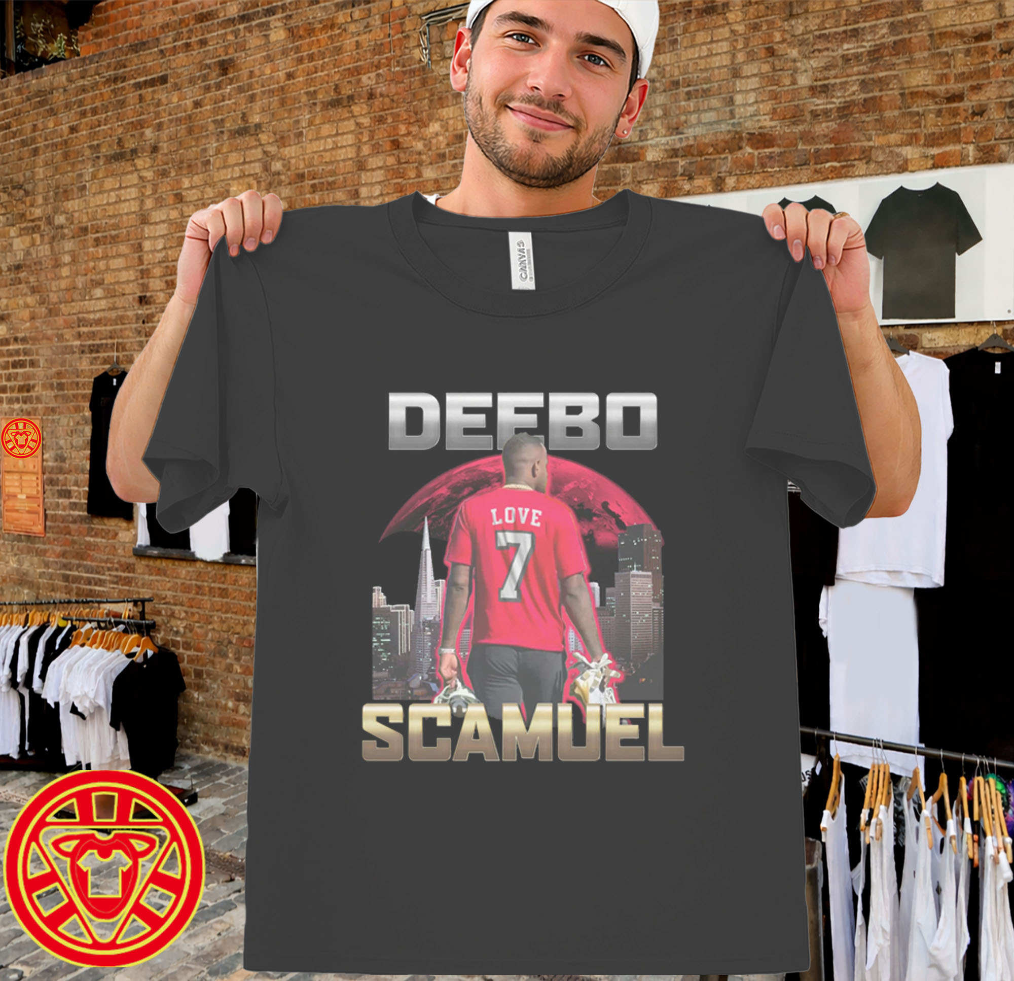Deebo Samuel SF 49ers Football Tee-men-design