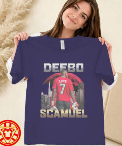 Deebo Samuel SF 49ers Football Tee-women-design