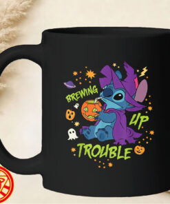 Disney Stitch Halloween mug-design