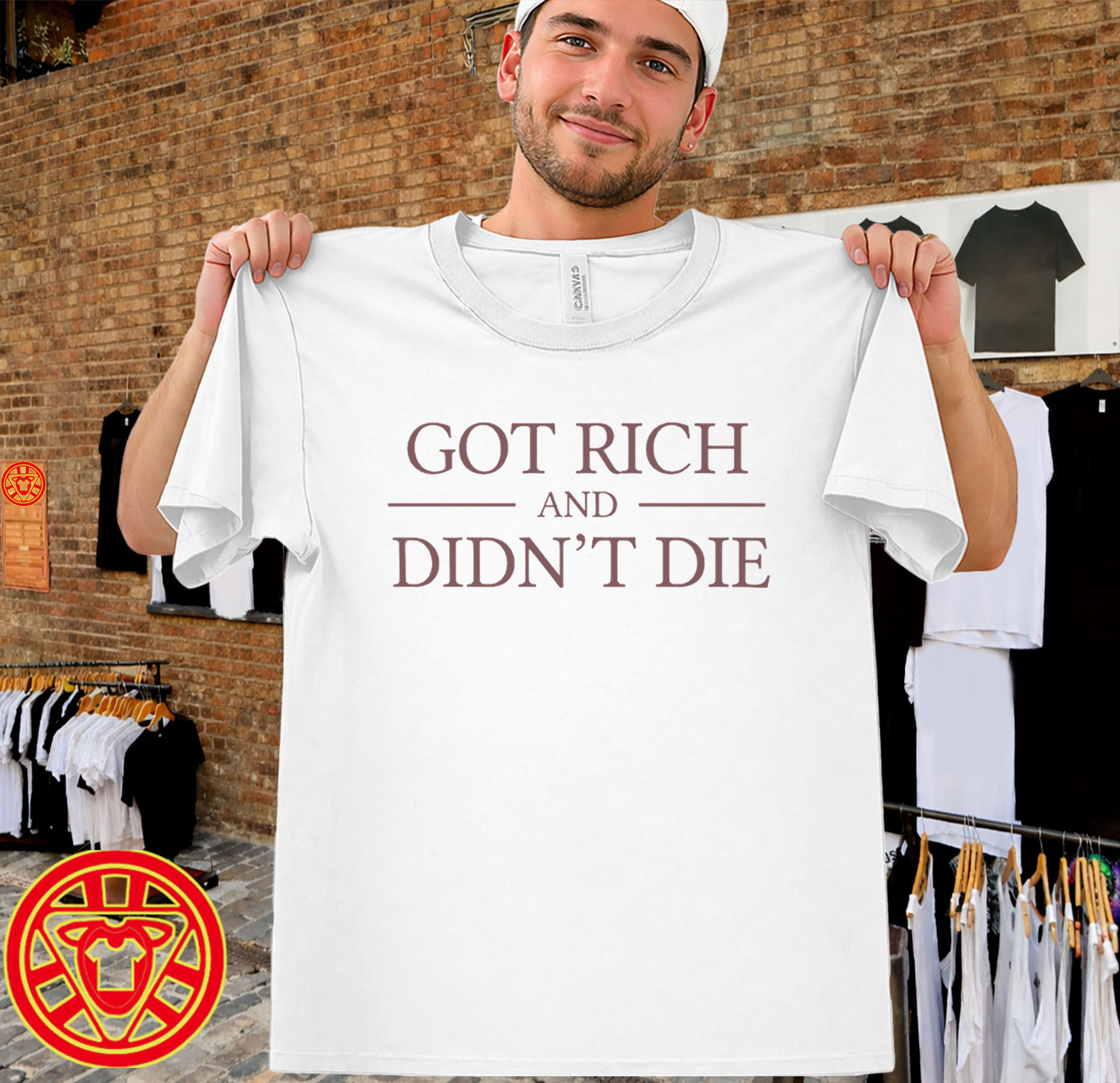 Got Rich And Didn't Die-men-design
