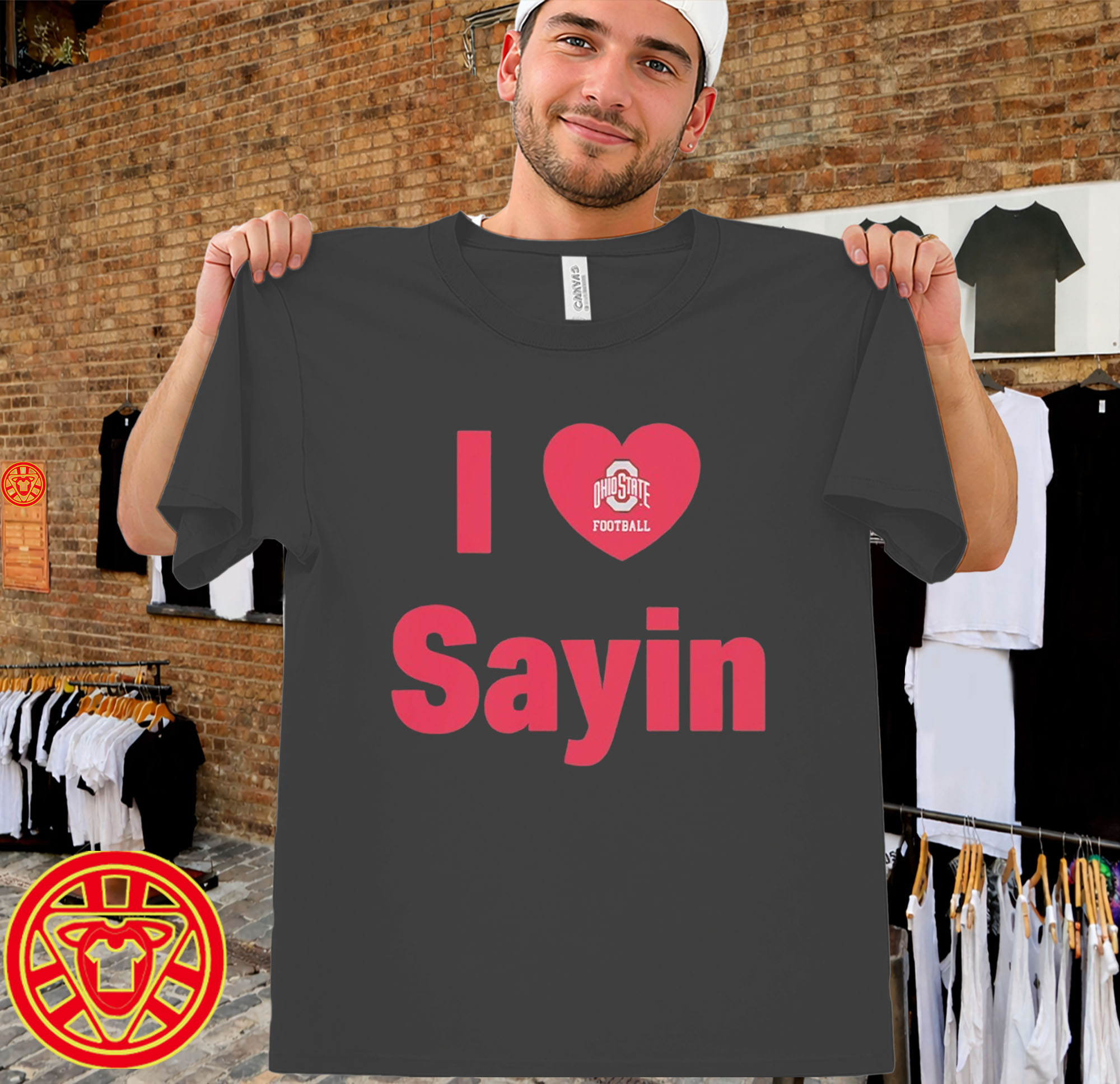 I Love Sayin Football men-design
