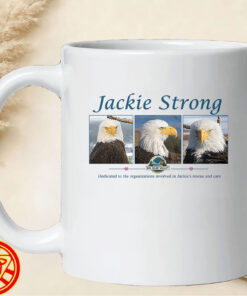 Jackie Strong Eagle Merch mug-design