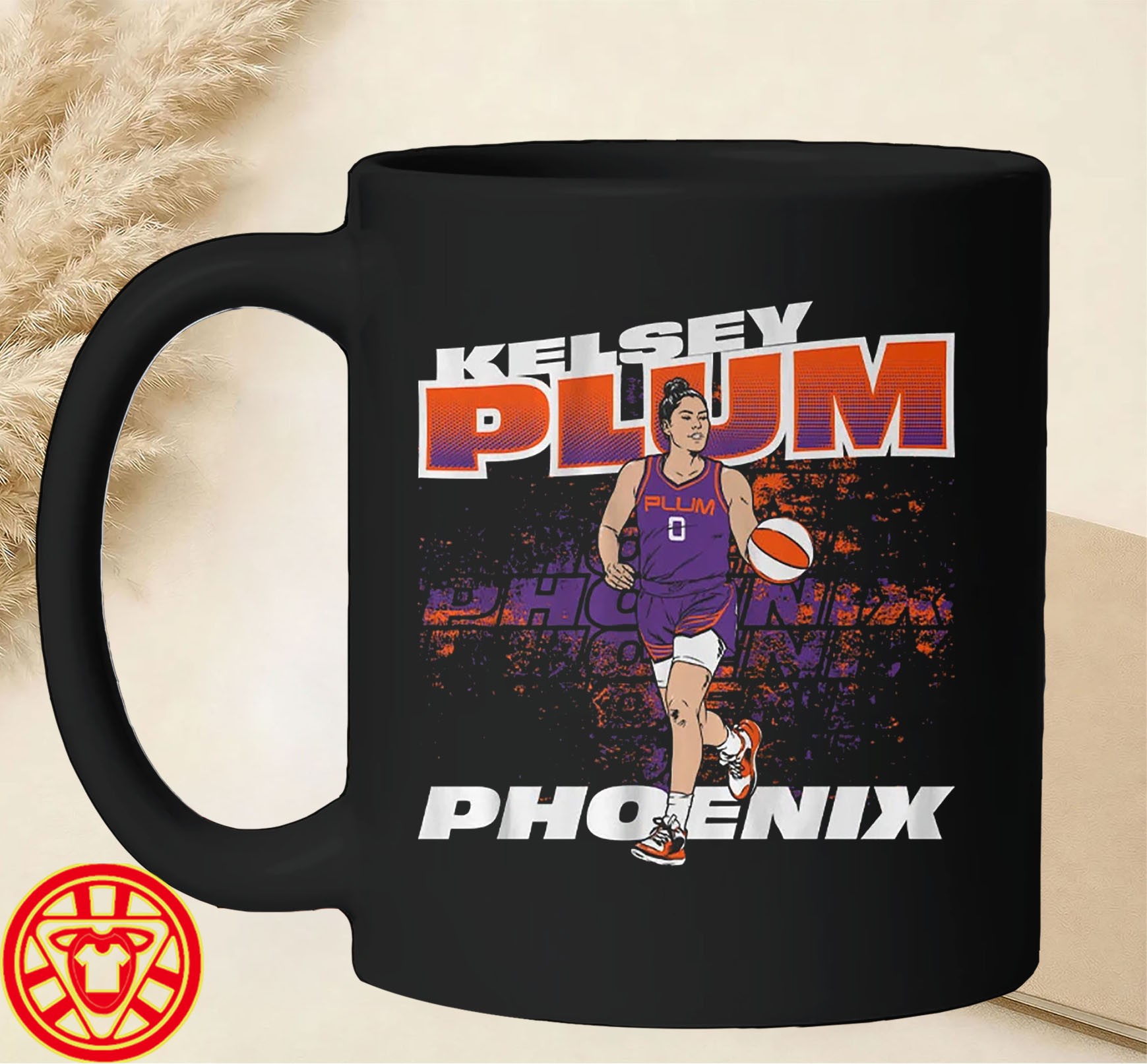 Kelsey Plum Phoenix Street Ball-mug-design