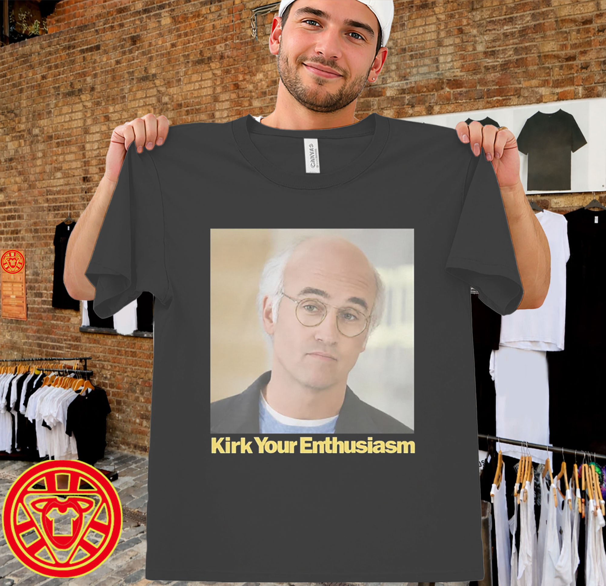 Kirk Your Enthusiasm Shirt-men-design