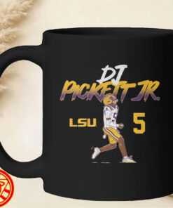 LSU Football DJ Pickett Jr. Name Number Pose mug-design