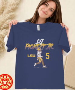 LSU Football DJ Pickett Jr. Name Number Pose-women-design