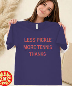 Less Pickle More Tennis Thanks-women-design
