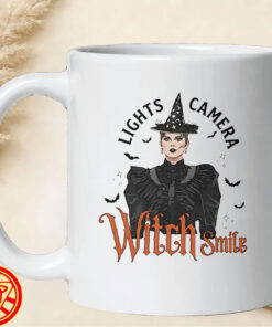 Lights Camera Witch Smile mug-design