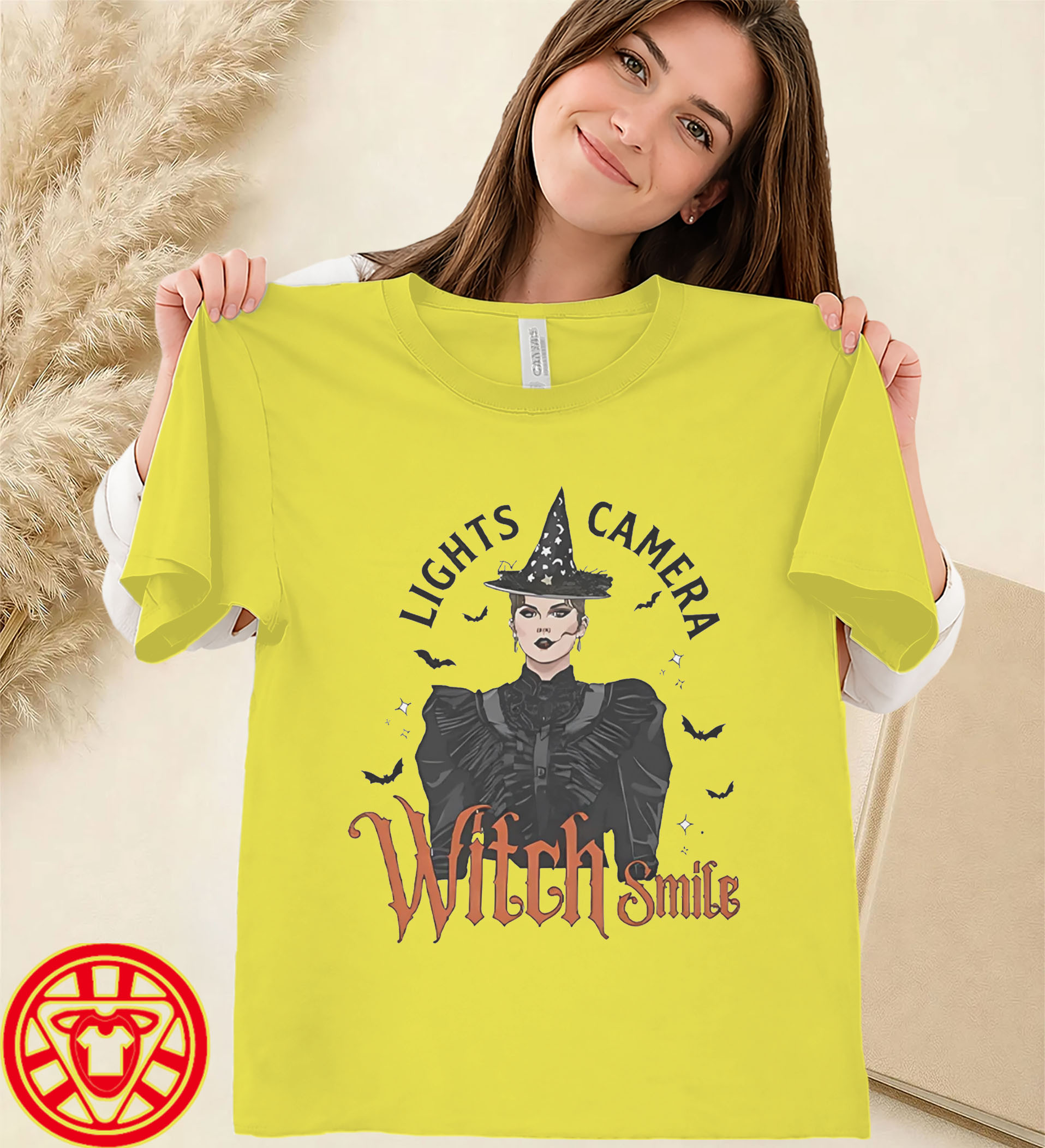 Lights Camera Witch Smile-women-design