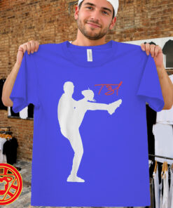 Los Angeles Ace Silhouette Baseball Fan Tee-men-design