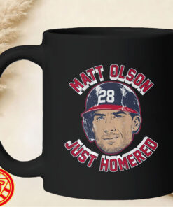 Matt Olson Home Run Face-mug-design