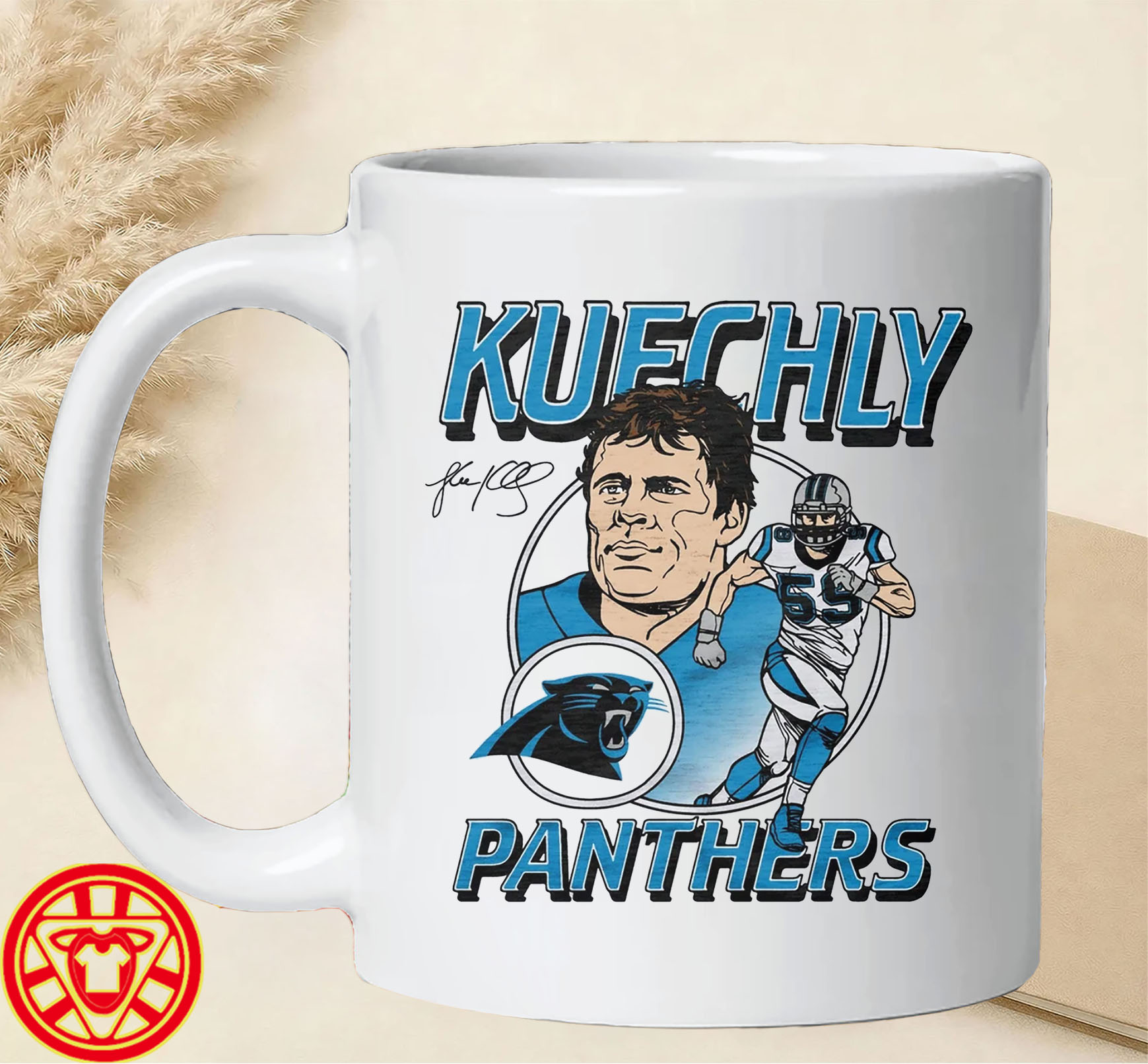 Panthers Luke Kuechly Signature-mug-design