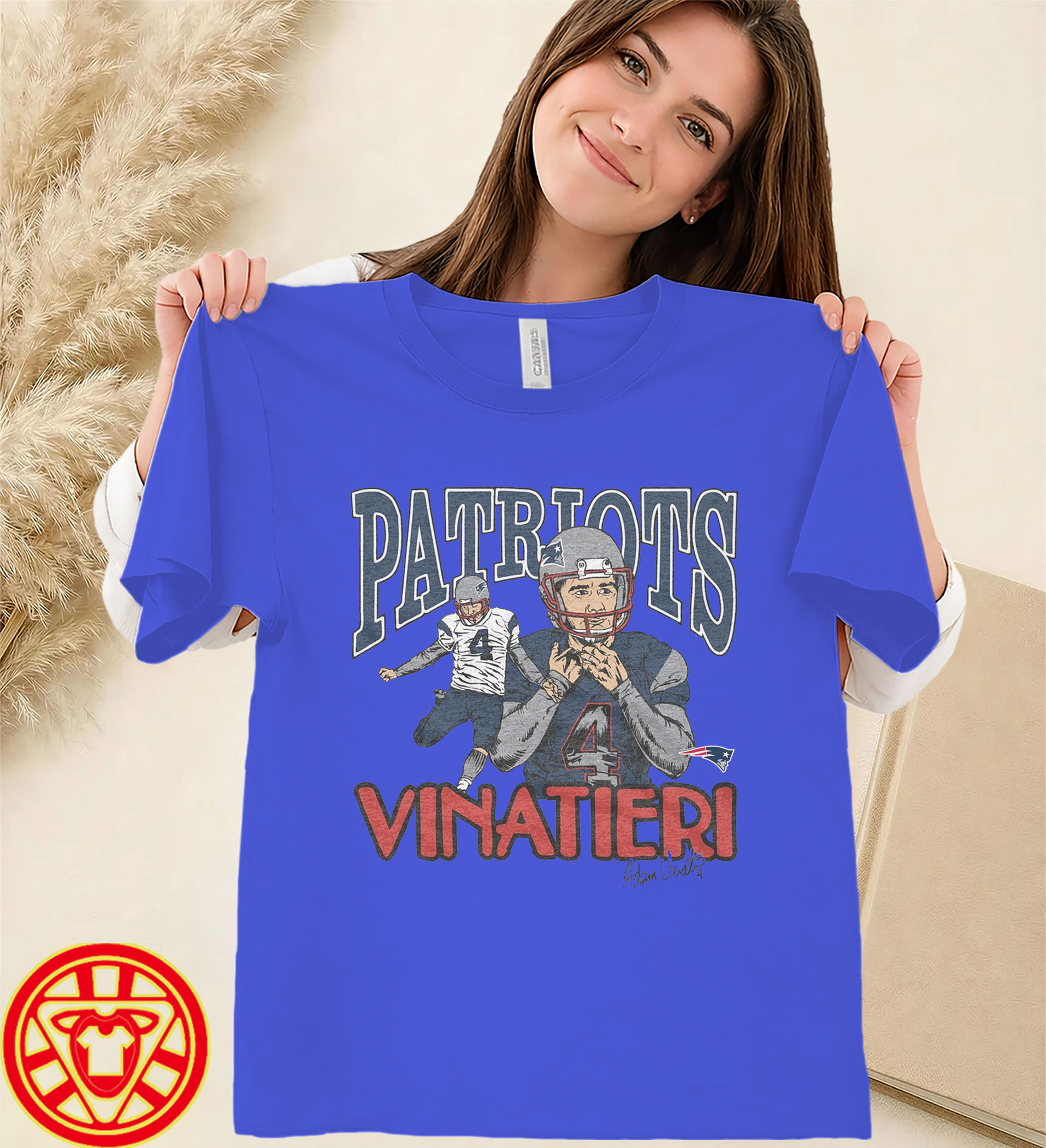 Patriots Adam Vinatieri Signature-women-design