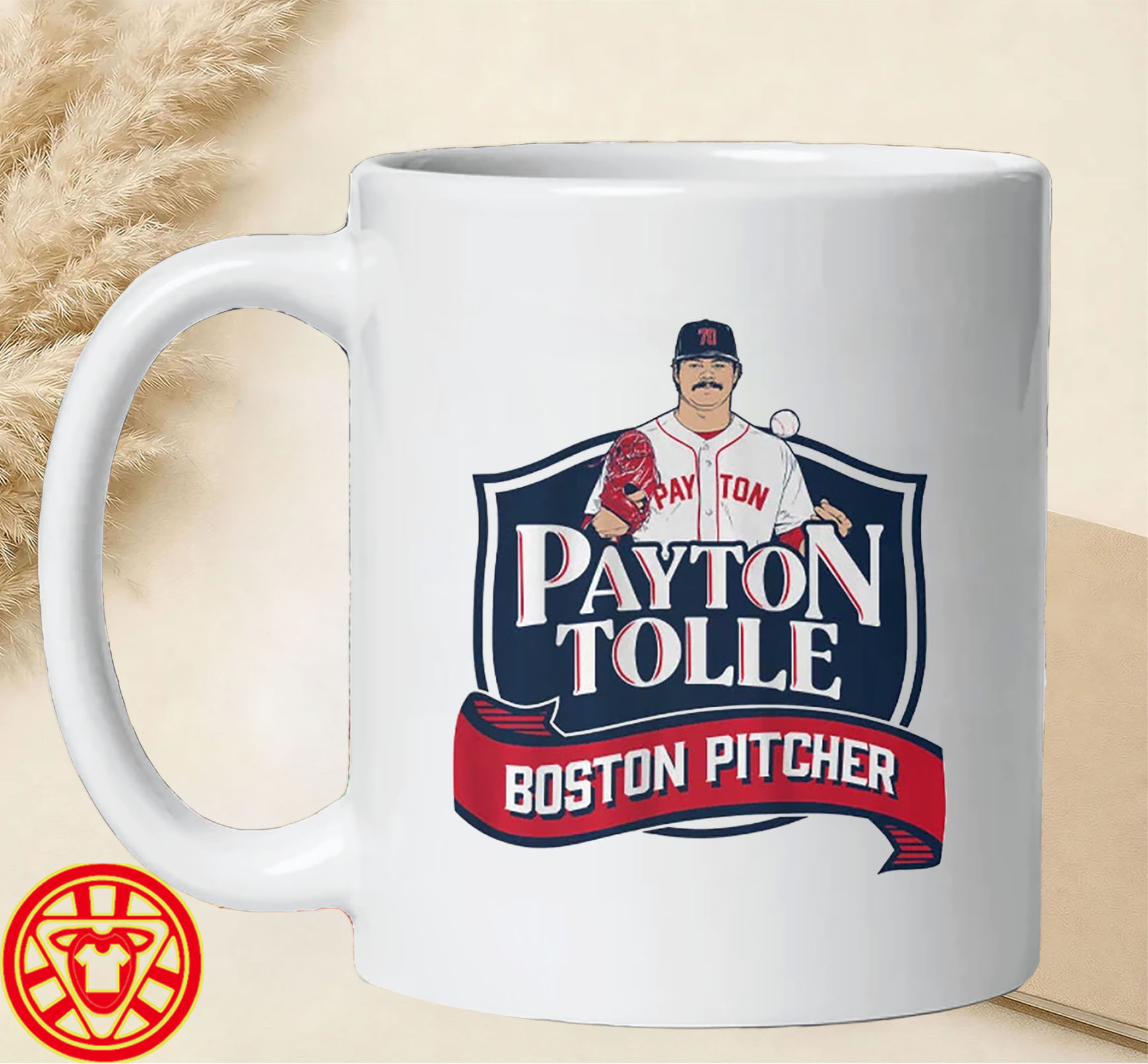 Payton Tolle Boston Pitcher-mug-design