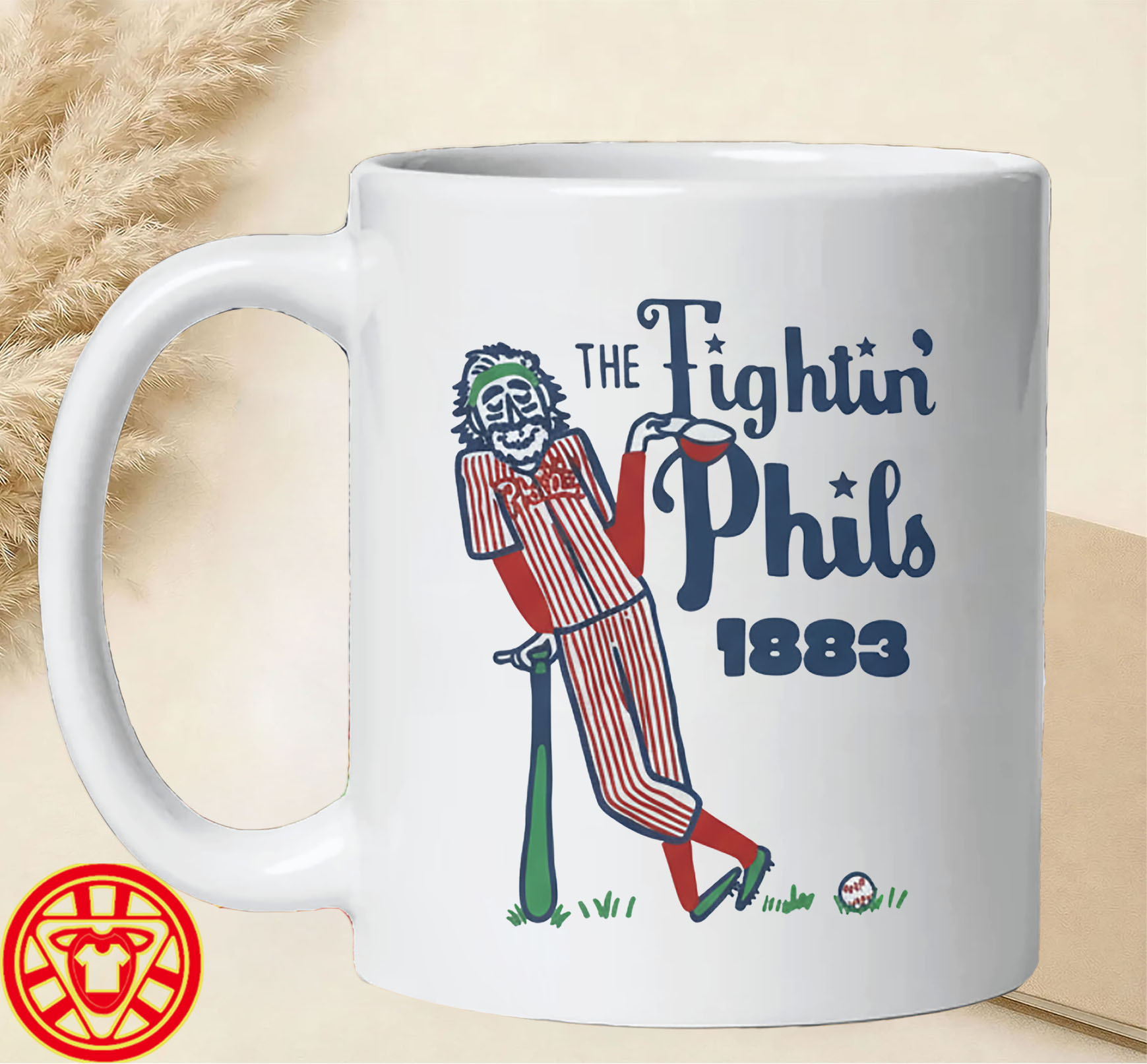 Philadelphia Philly 1883 Baseball Tee-mug-design
