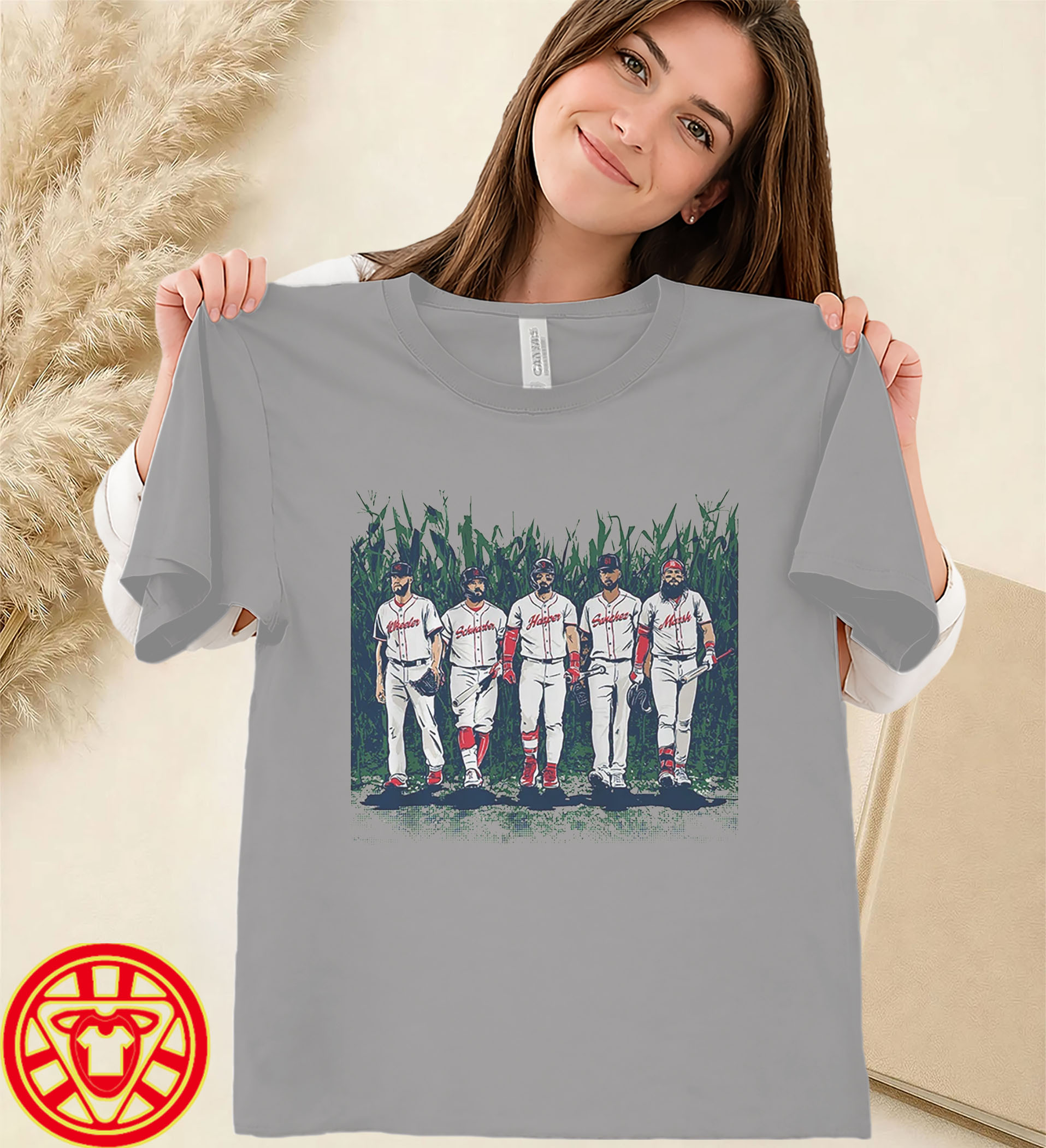 Phillies Field of Dreams Baseball Tee-women-design