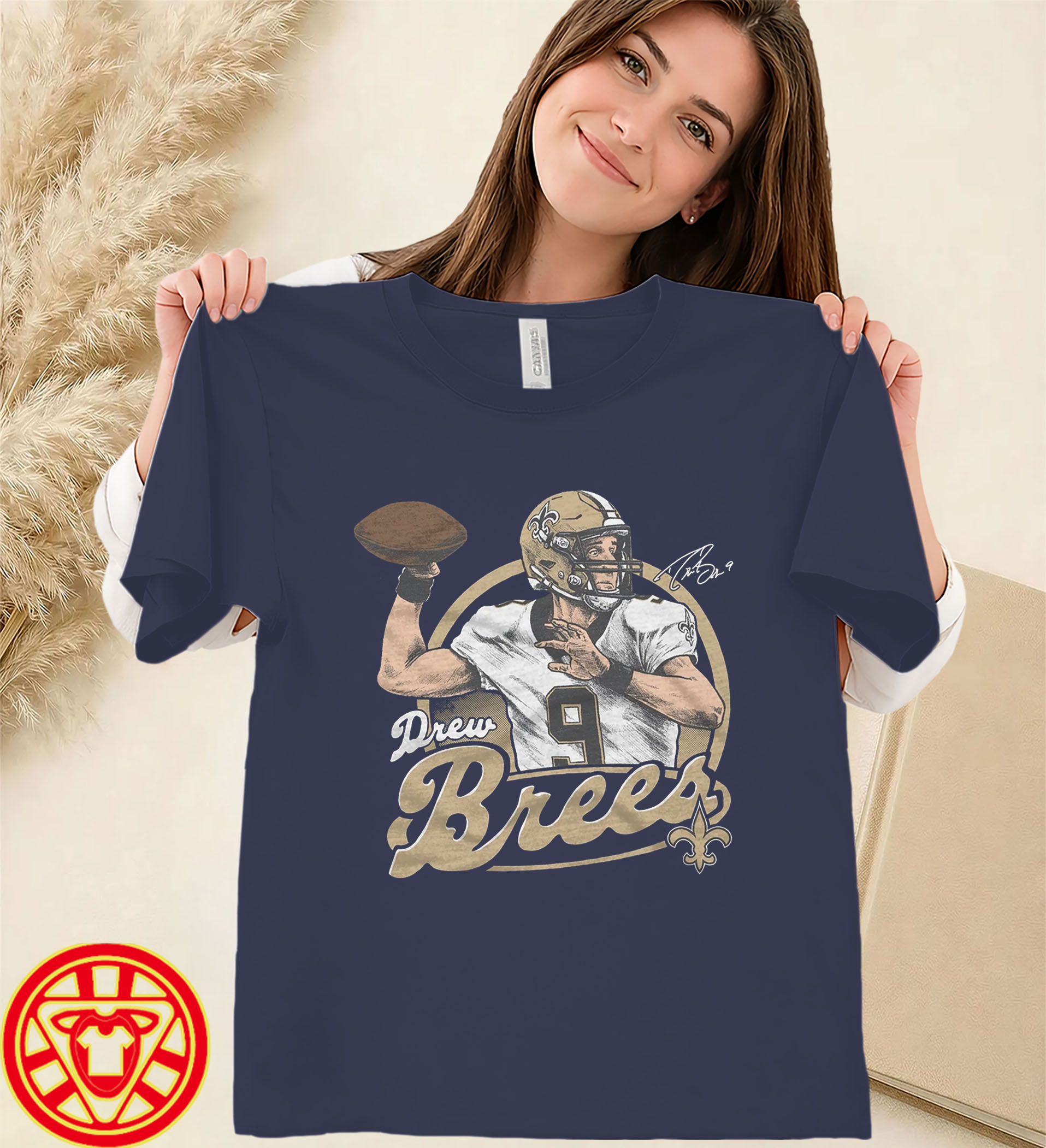 Saints Drew Brees Signature-women-design